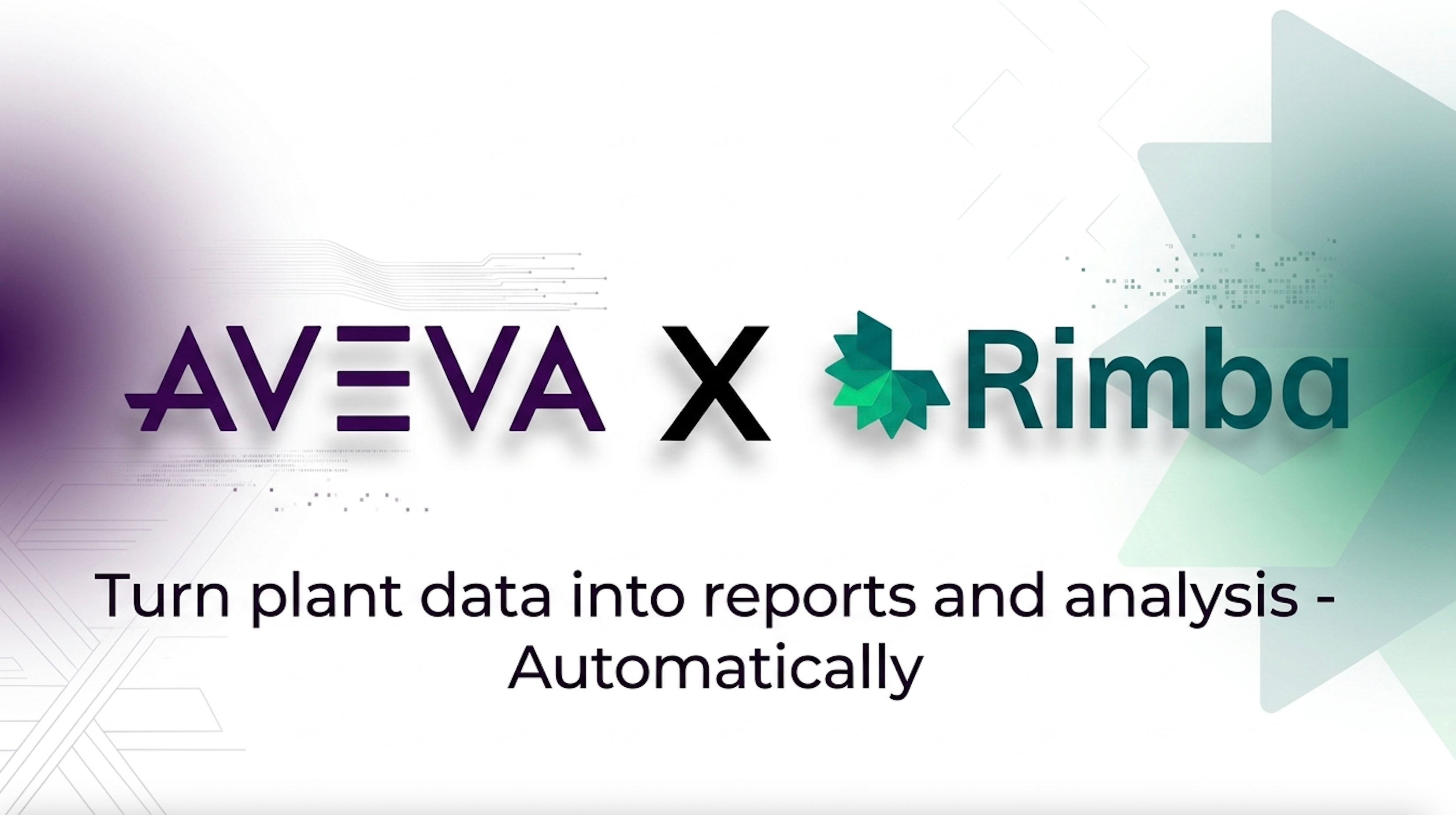 Aveva & Rimba Partnership Announcement